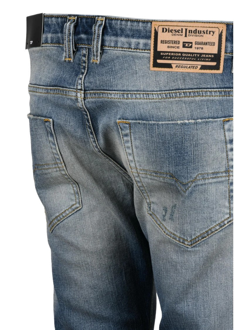 Diesel Blue Cotton-Blend Safado Jeans