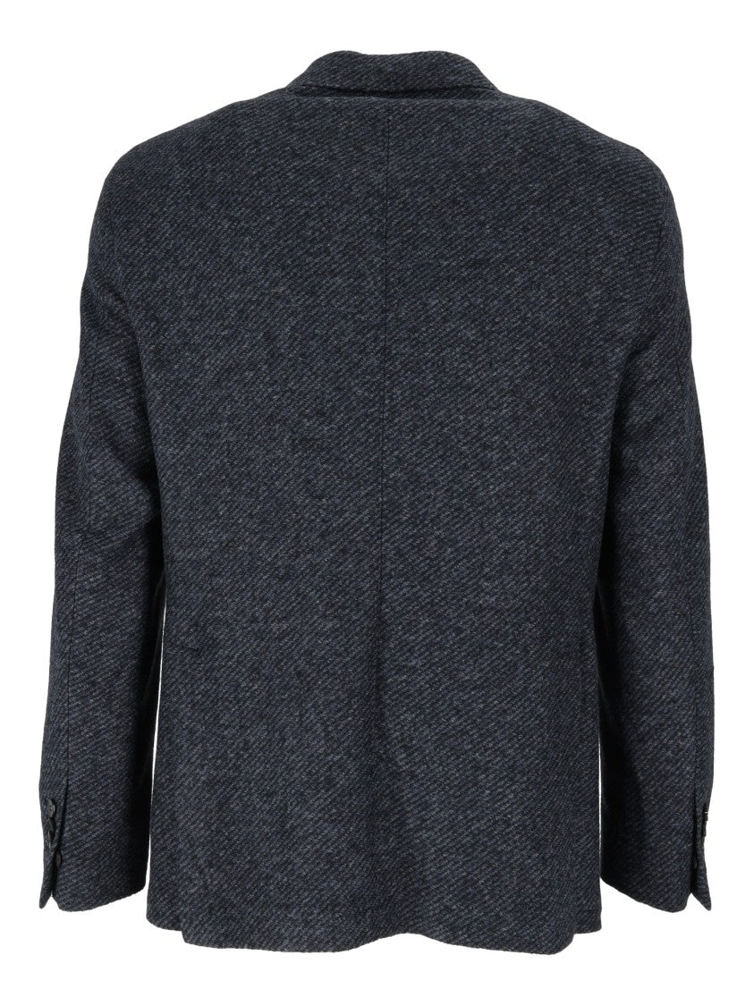 Breras Giacca Uomo Herringbone Tailored Blazer