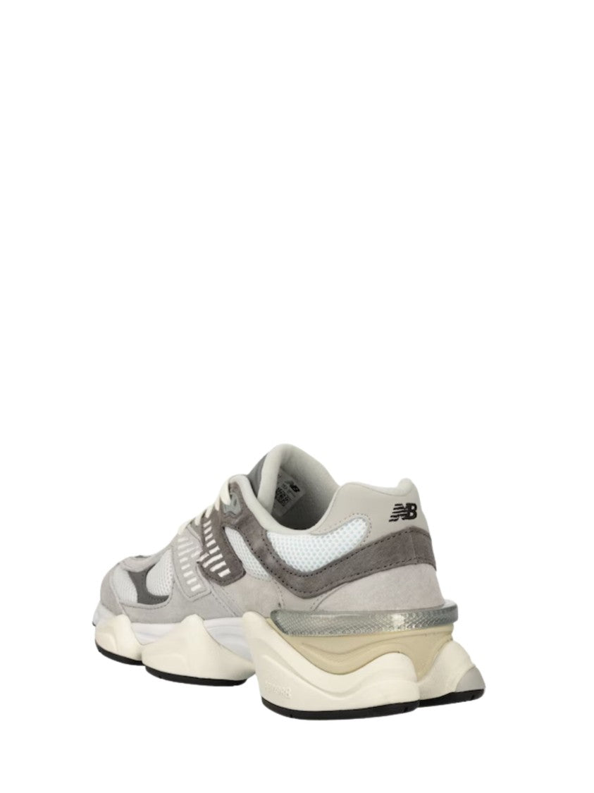 New Balance Grey White Suede 9060 Sneakers
