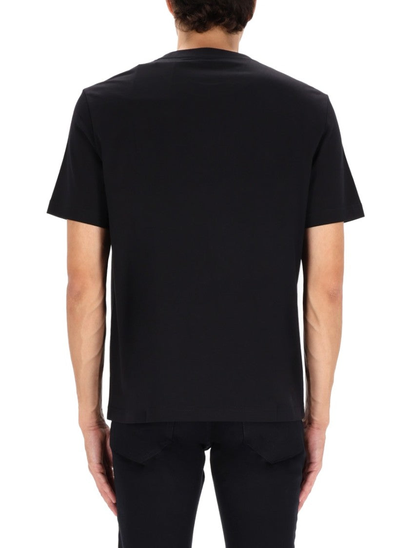 Lanvin Black Cotton Crewneck T-Shirt