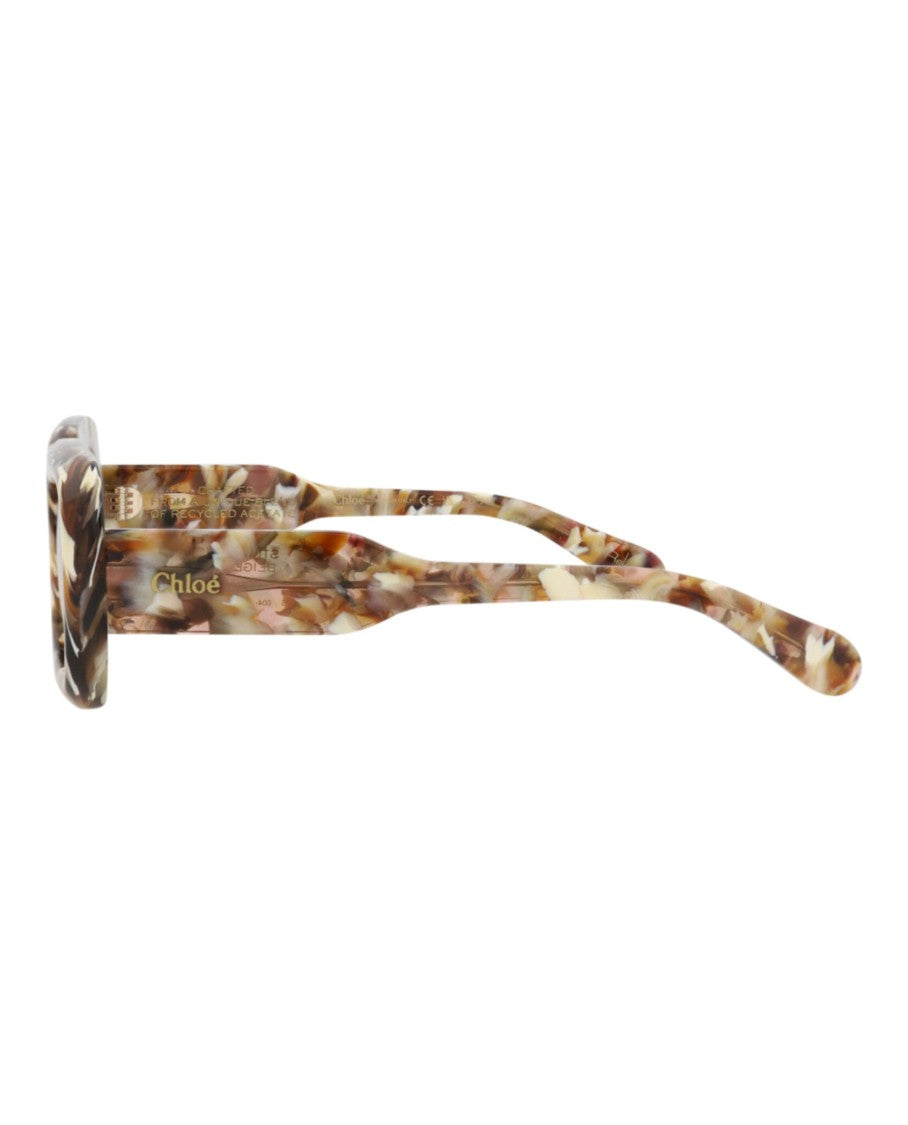 Chloé Square-Frame Recycled Acetate Sunglasses