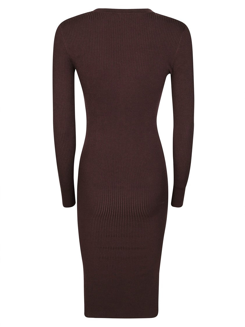Elisabetta Franchi V-Neck Knit Dress