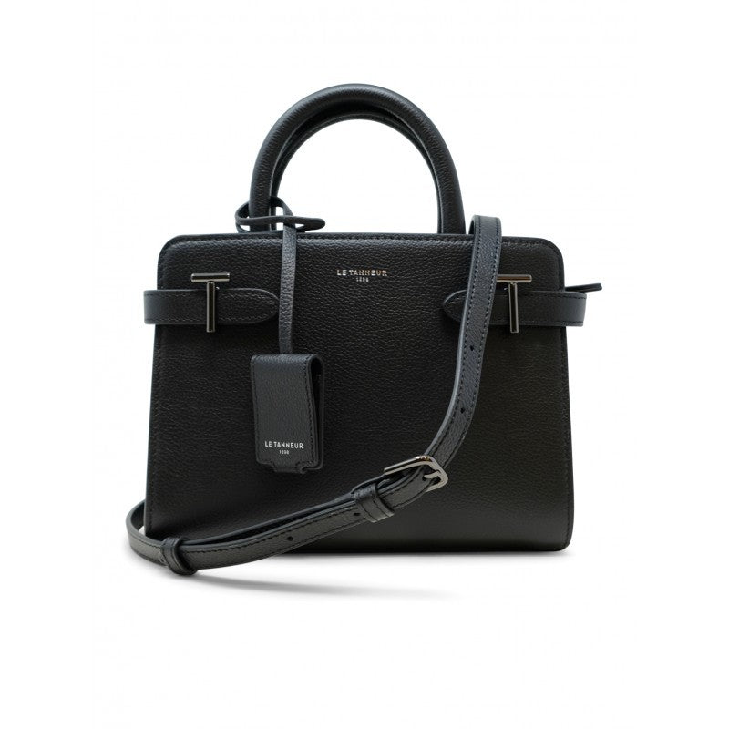 Le Tanneur Temi1614n01 Black Leather Mm Casual Bag