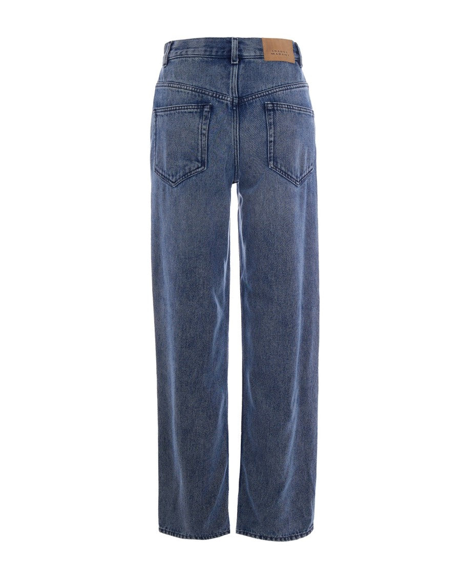 Isabel Marant Jenny Jeans In Light Blue