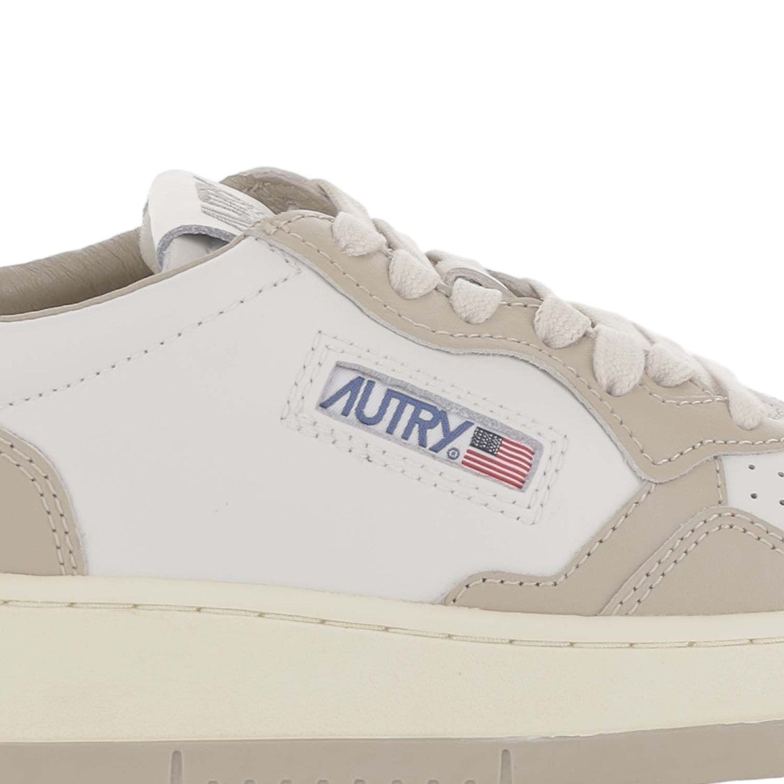 Autry Medalist Color-Block Panel Leather Sneakers
