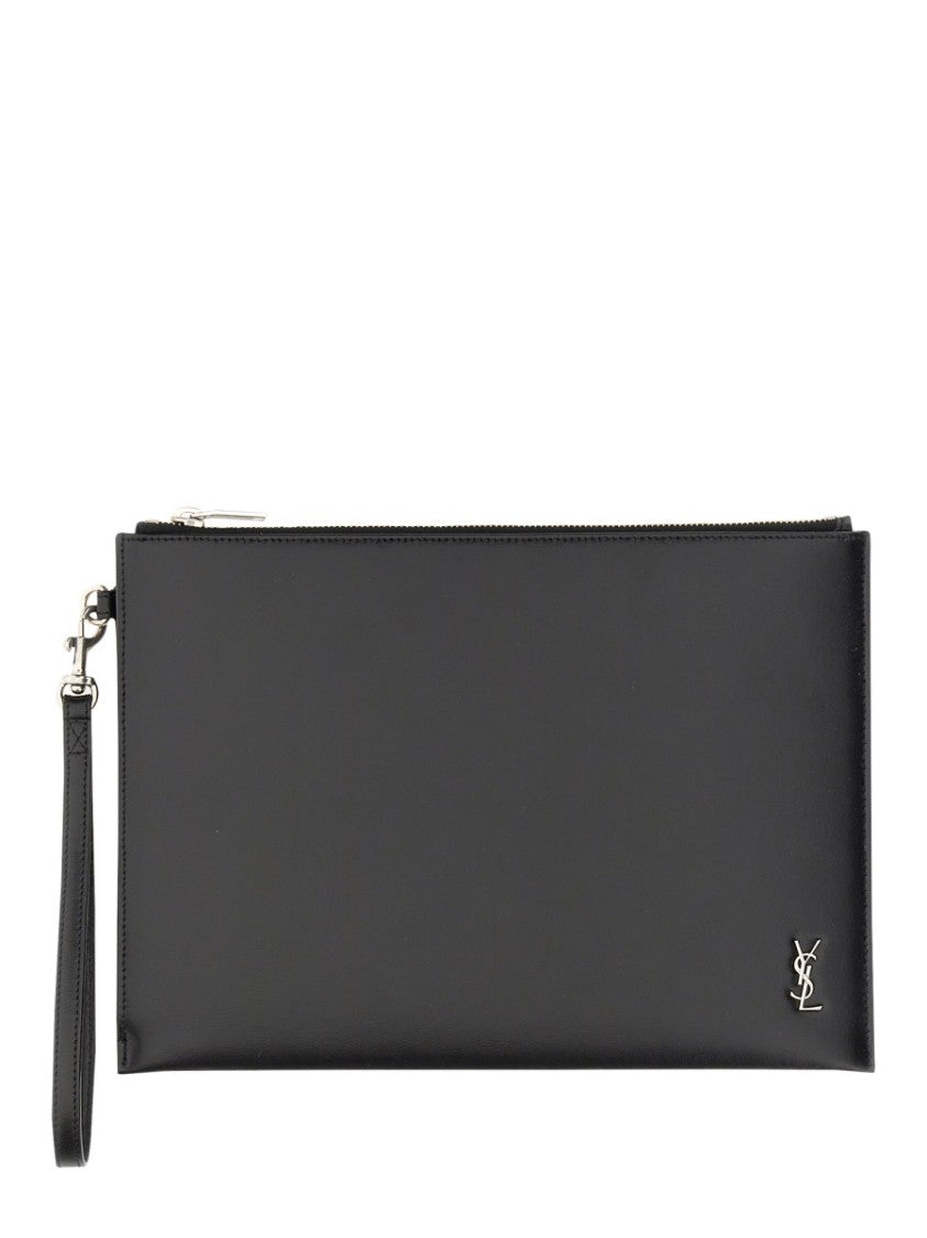 Saint Laurent "Tiny Cassandras" Small Tablet Holder