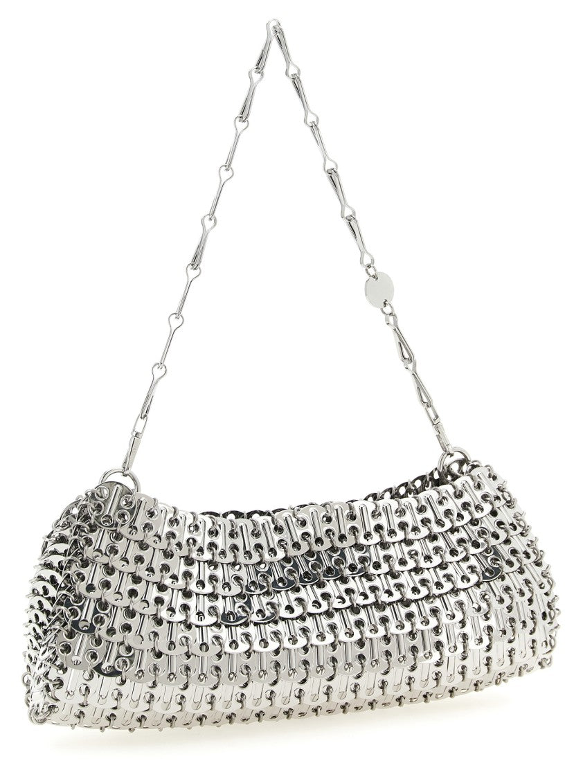 Paco Rabanne Metal Mesh Clutch With Removable Chain Handle