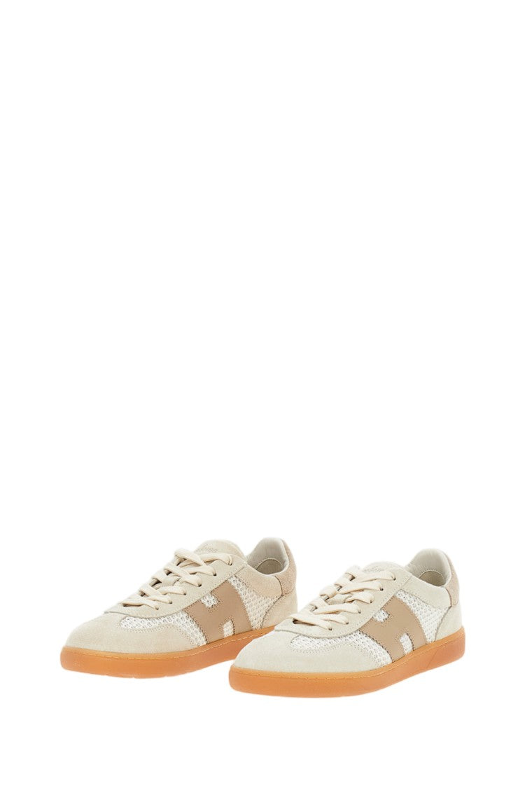 Hogan Beige Hogan Cool Allacciato Crochet Sneakers