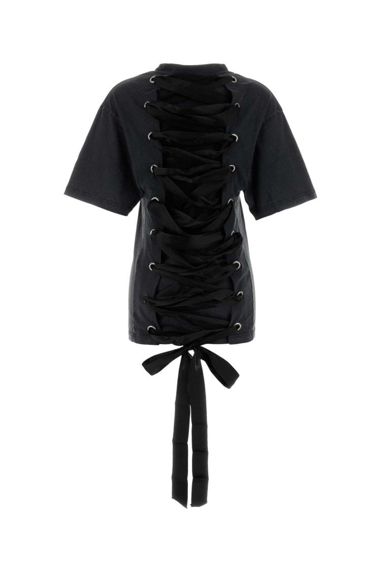 Balenciaga Graphite Cotton T-Shirt