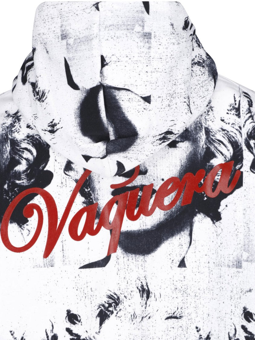 Vaquera Graphic Face Print Hoodie