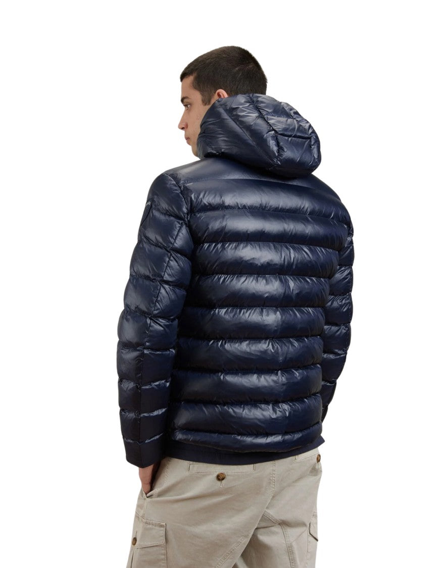 Blauer Short Padded Jacket With Contrasting Tobacco Lining