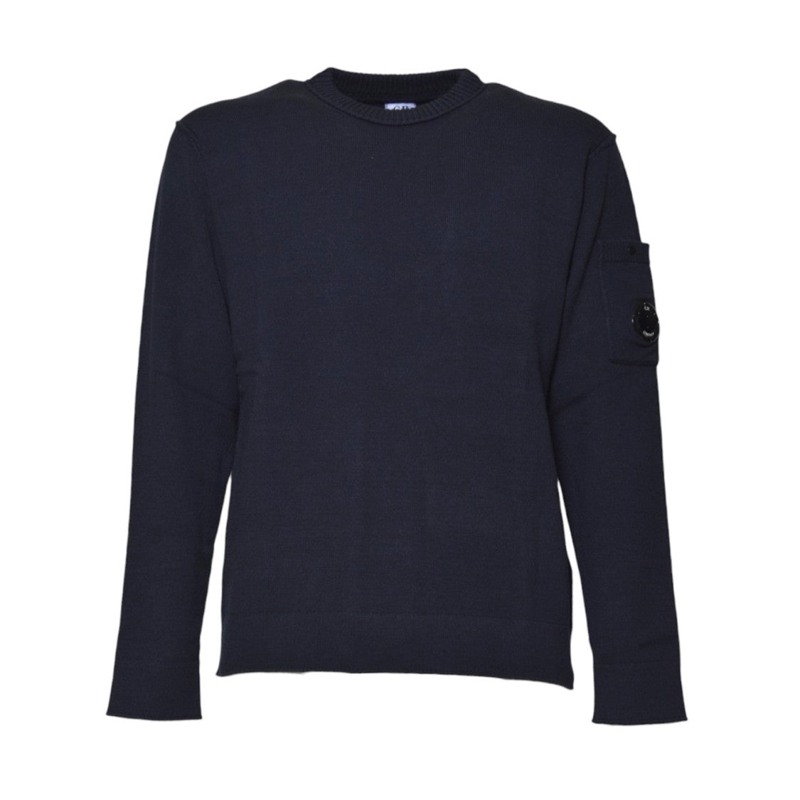 C.P. Company Crew Neck Sweater With Flap Pocket Detail