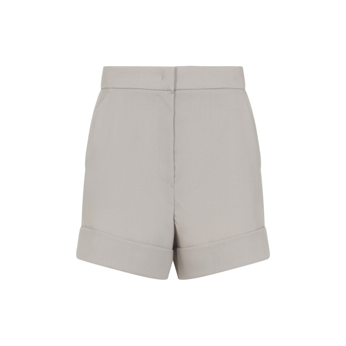 Max Mara Nude & Neutrals Wool Blend Shorts