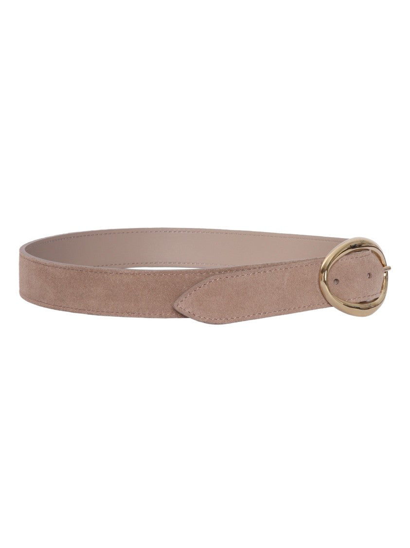 Claudio Orciani Peach Double Suede Belt