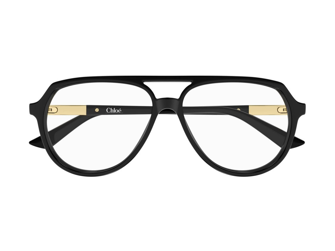 Chloé Black Ch0366o Aviator Acetate Sunglasses