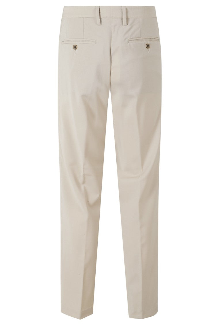 Myths Sand Zeus Darts Waist Loops Wool Trousers