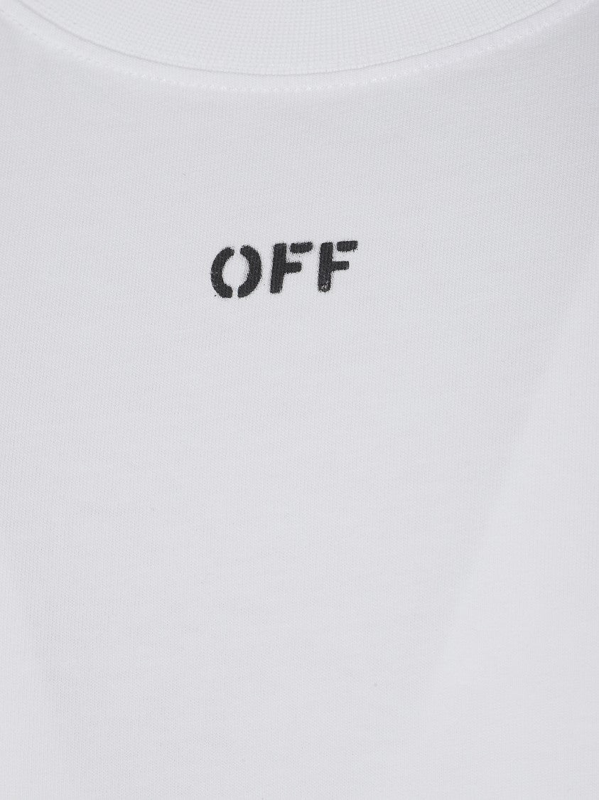 Off-White 3D Graphic Arrow Design Off-White T-Shirt