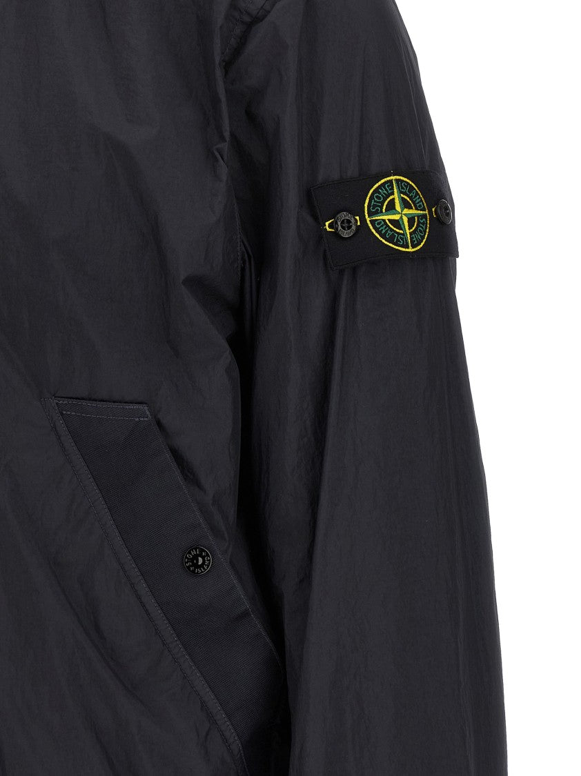 Stone Island Lightweight Garment-Dyed Nylon Jacket With Anti-Drip Treatment