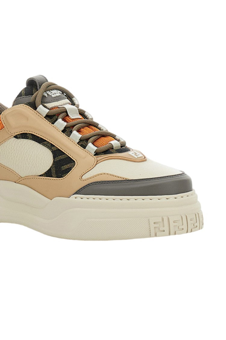 Fendi Force Lace-Up Low-Top Sneakers