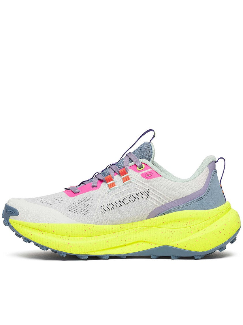 Saucony White Xodus Ultra 4 Mesh Running Sneakers