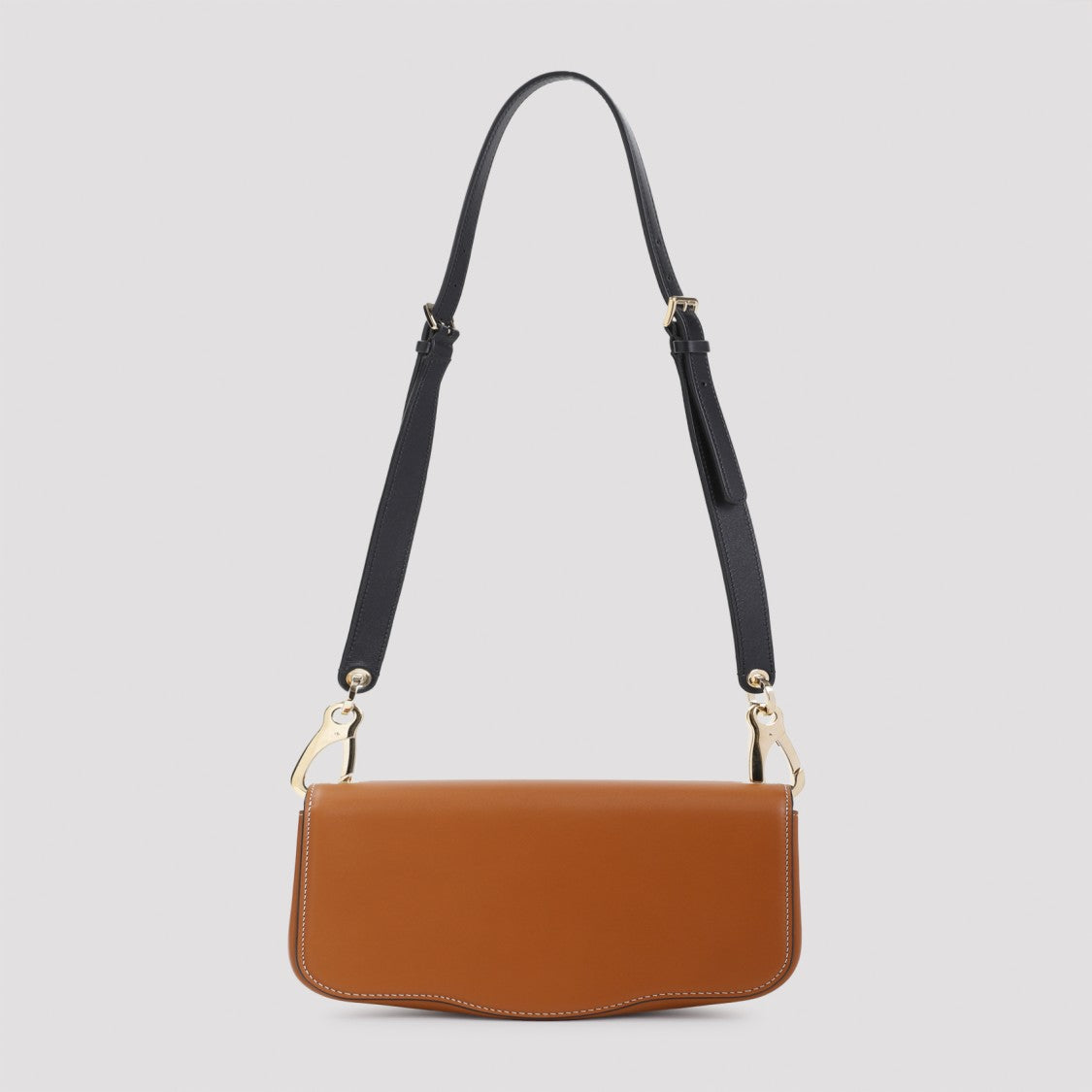 Valentino Calf Leather Brown Shoulder Bag