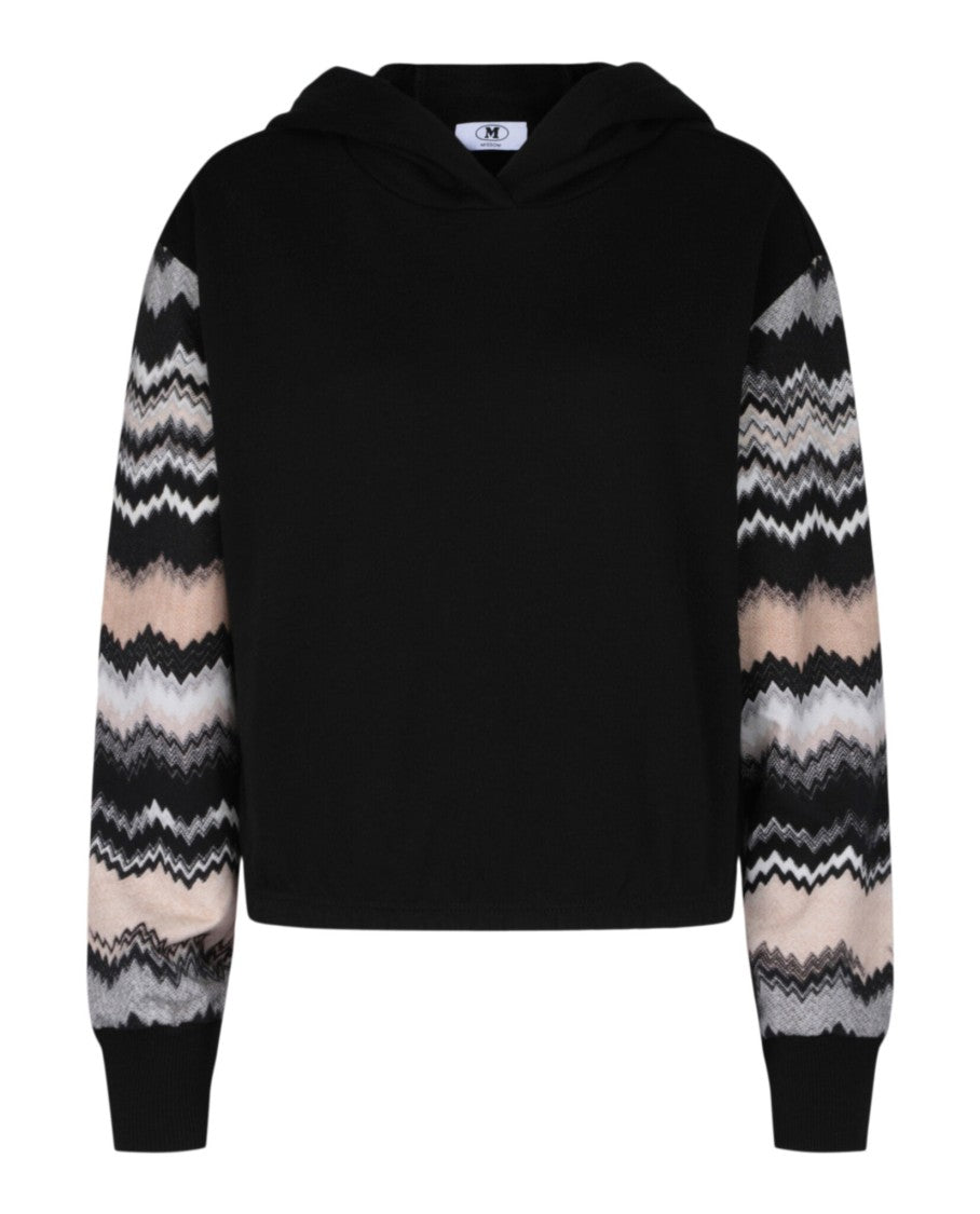 M Missoni Zigzag Drop-Sleeve Hoodie