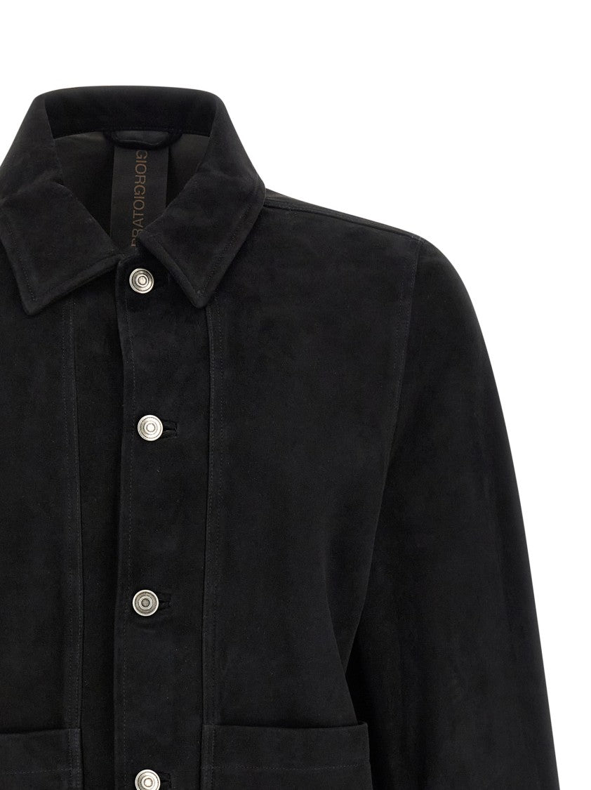 Giorgio Brato Fiore Suede Jacket