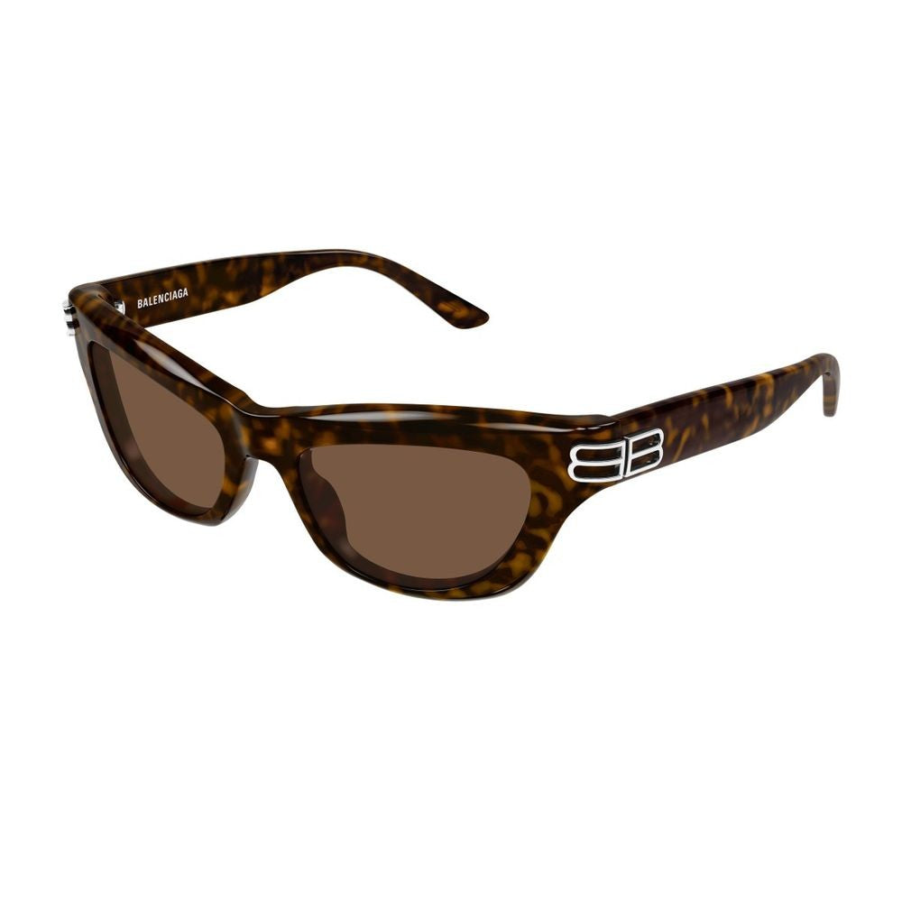 Balenciaga Bb0430s Everyday Line Cat-Eye Tortoiseshell Acetate Sunglasses