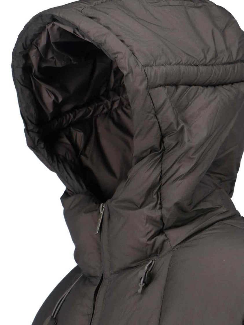 K-Way Minimalist Black Jacket With Front Zipper Closure