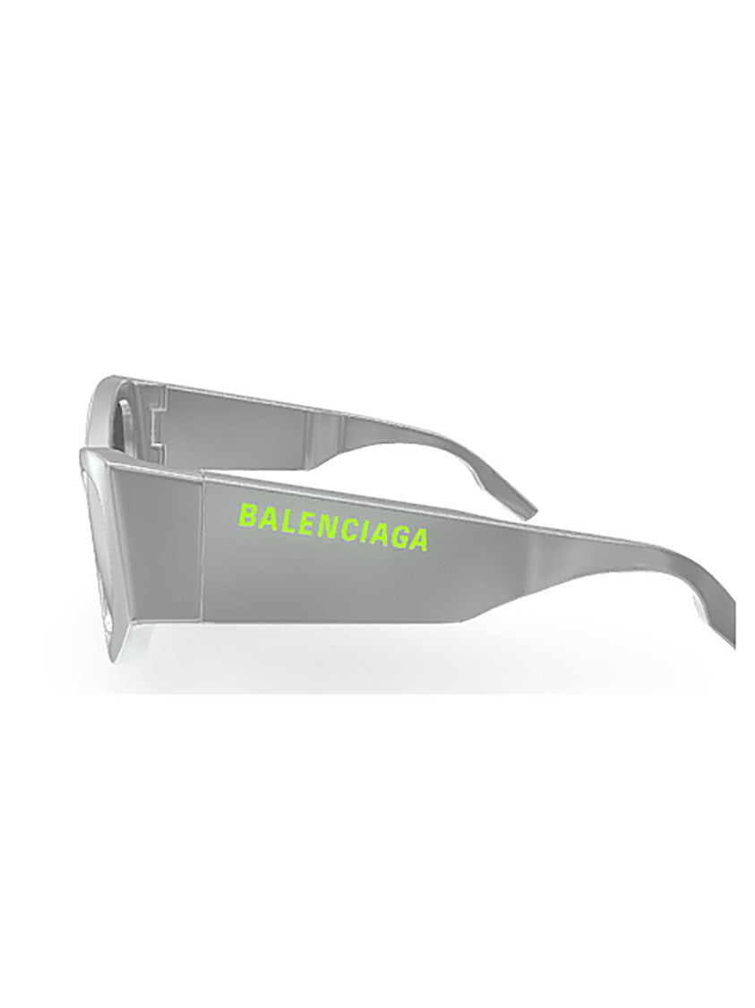 Balenciaga Bb0300s Bold Cat-Eye Angular Sunglasses