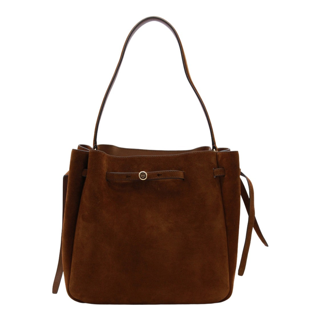 Tory Burch Medium Suede Bag With  And Gold-Tone Detail