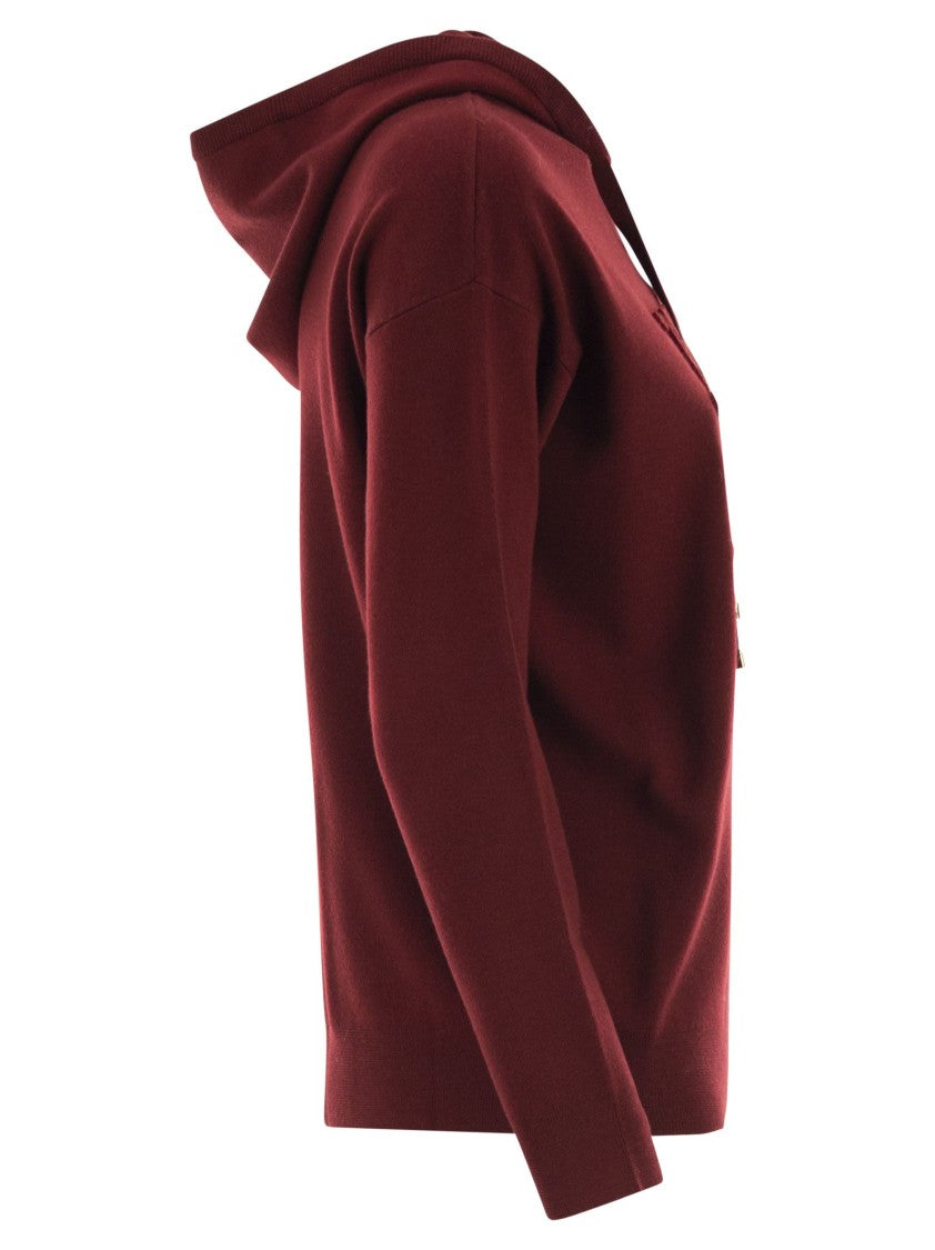 Max Mara Taddeo Sweatshirt In Wool Yarn