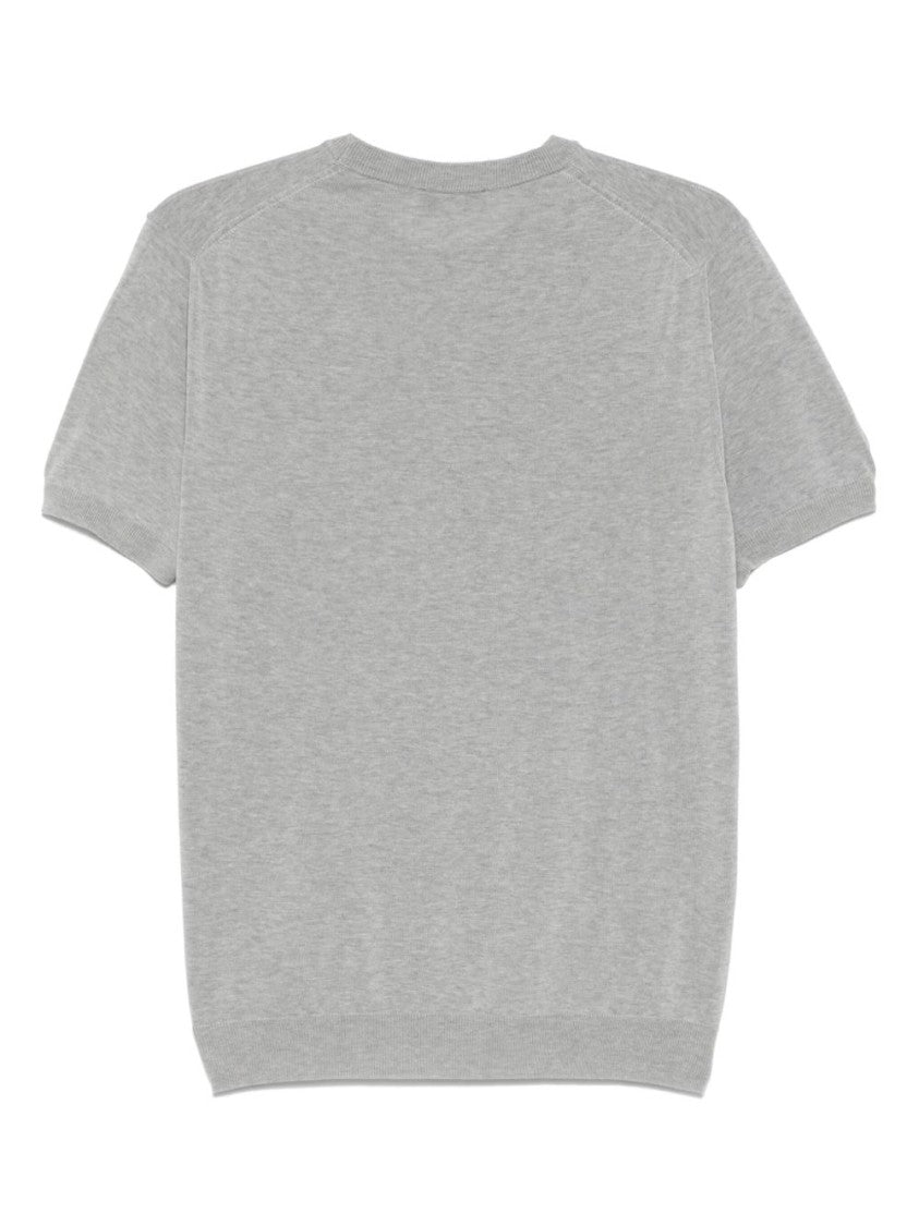 Zanone Classic Grey T-Shirt With Timeless Design