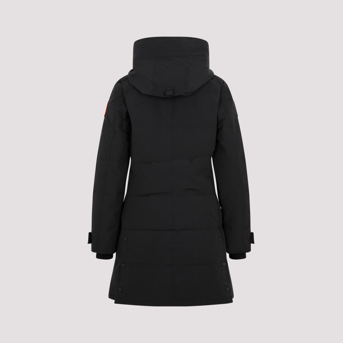 Canada Goose Quilted Black Parka With Down-Filled Hood