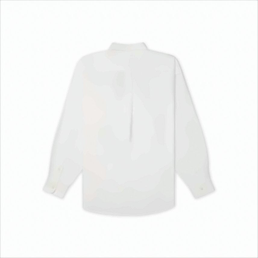 Polo Ralph Lauren Classic White Long-Sleeve Shirt With Button-Down Collar