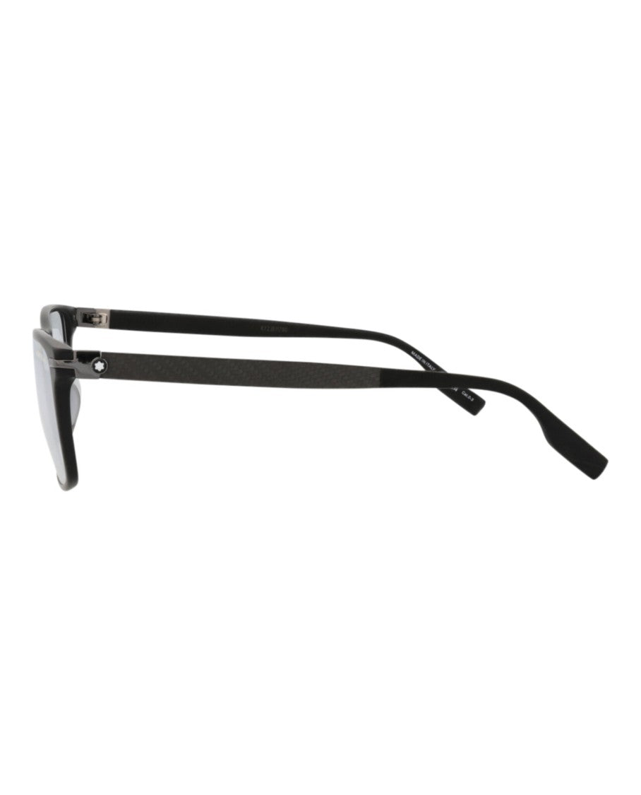 Montblanc Photochromic Square-Frame Acetate Sunglasses With Rubber Temples