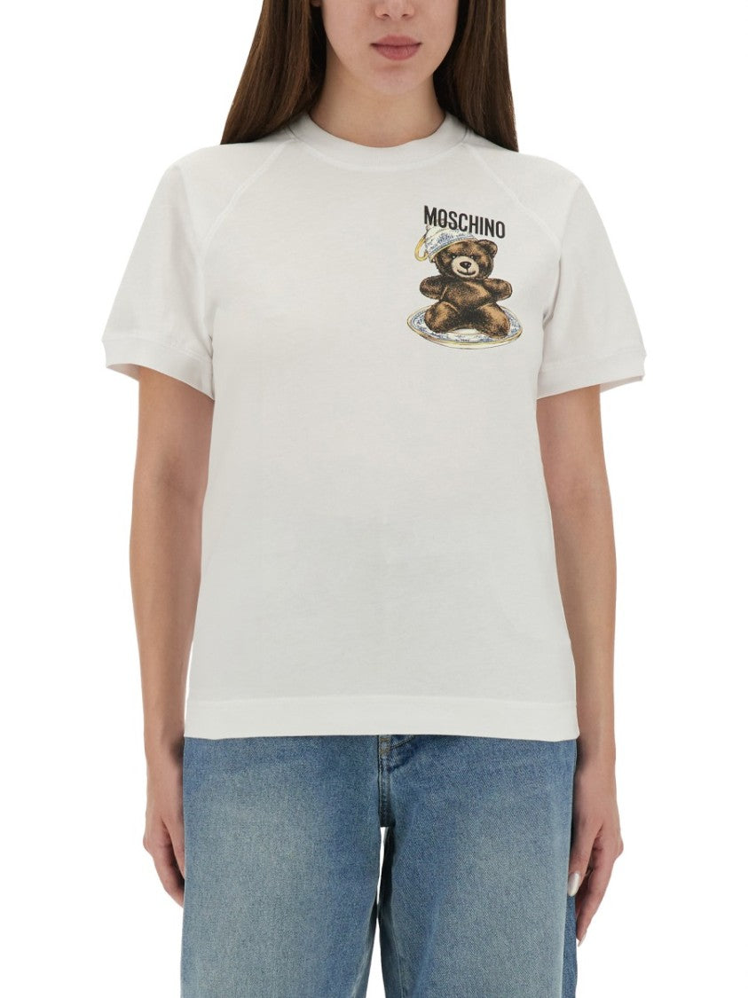 Moschino Playful Teddy Bear Print T-Shirt