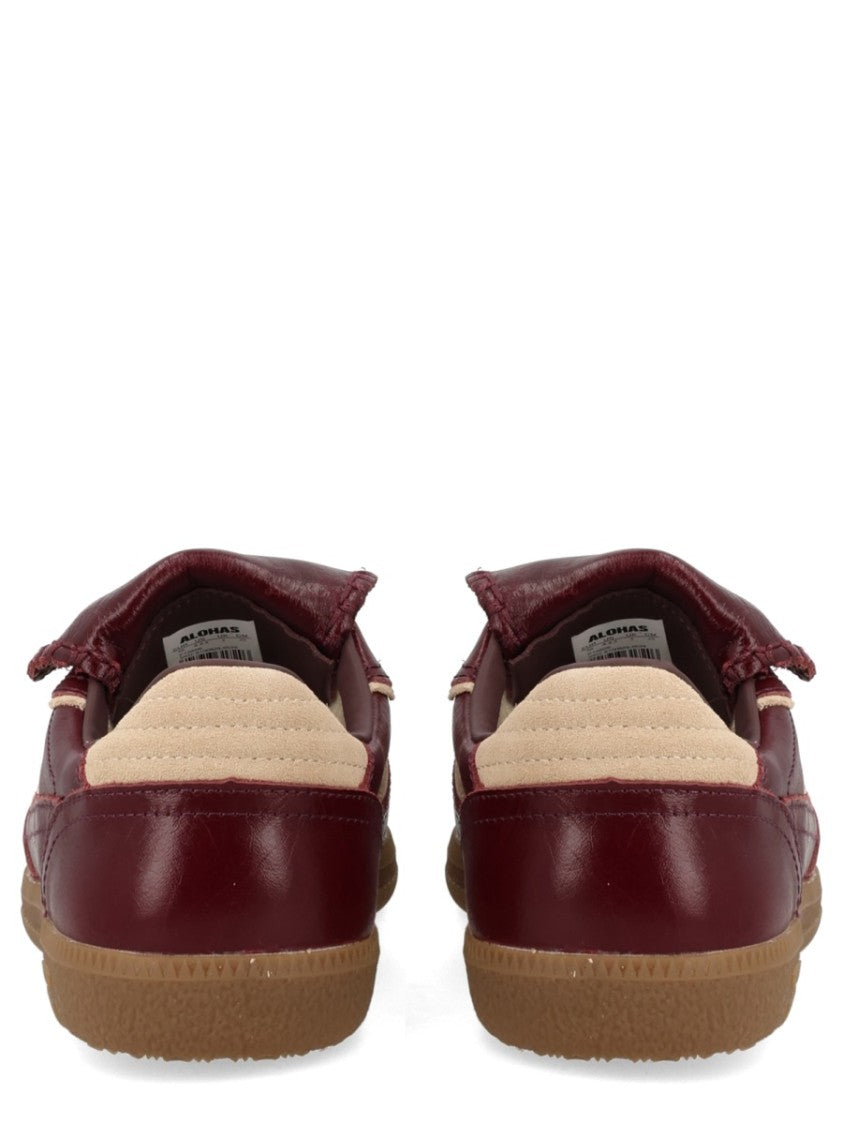Alohas Burgundy Tb.490 Club Fold-Over Sneakers