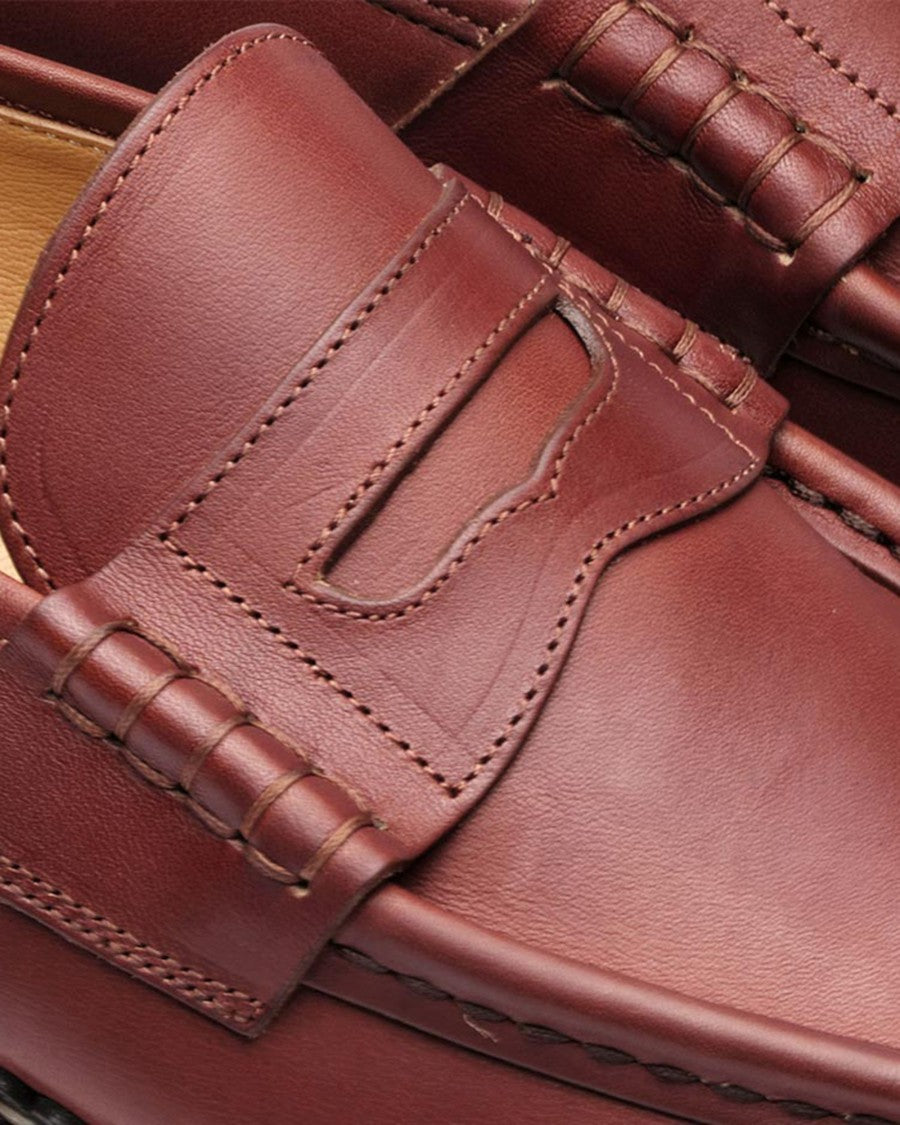 Paraboot Brown Handcrafted Moccasins With Norwegian Construction