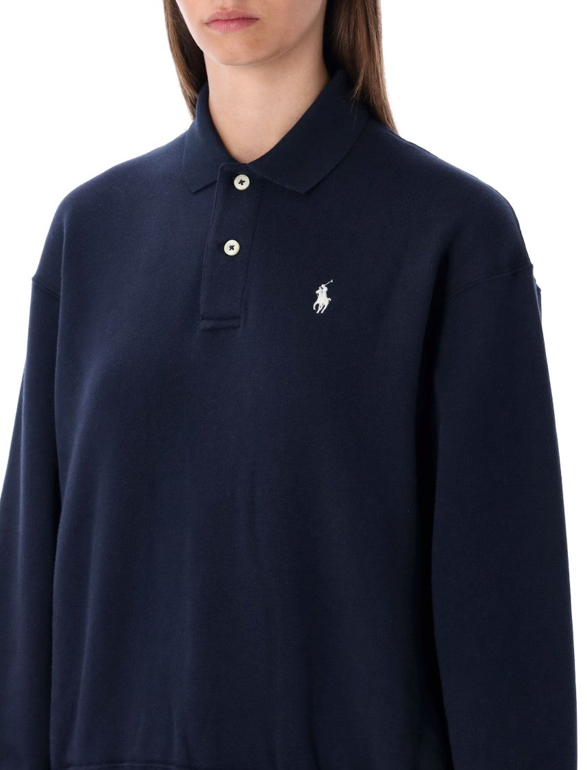 Polo Ralph Lauren Polo  Logo Fleece Polo-Collar Pullover