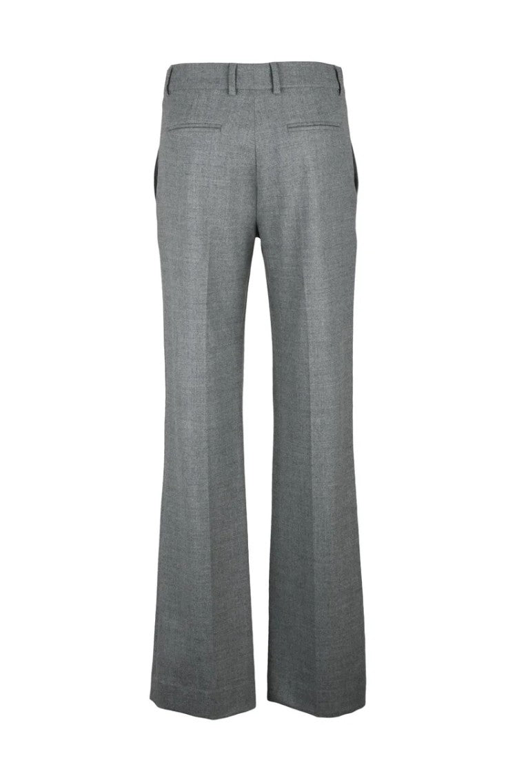 Ql2  Quelledue Straight Leg Pants Virgin Wool - Grey