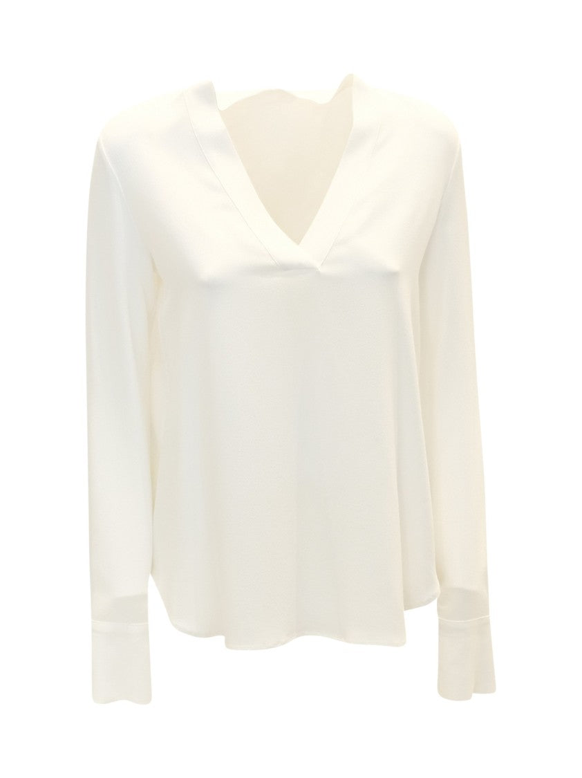 Antonelli White Silk Aversa T-Shirts
