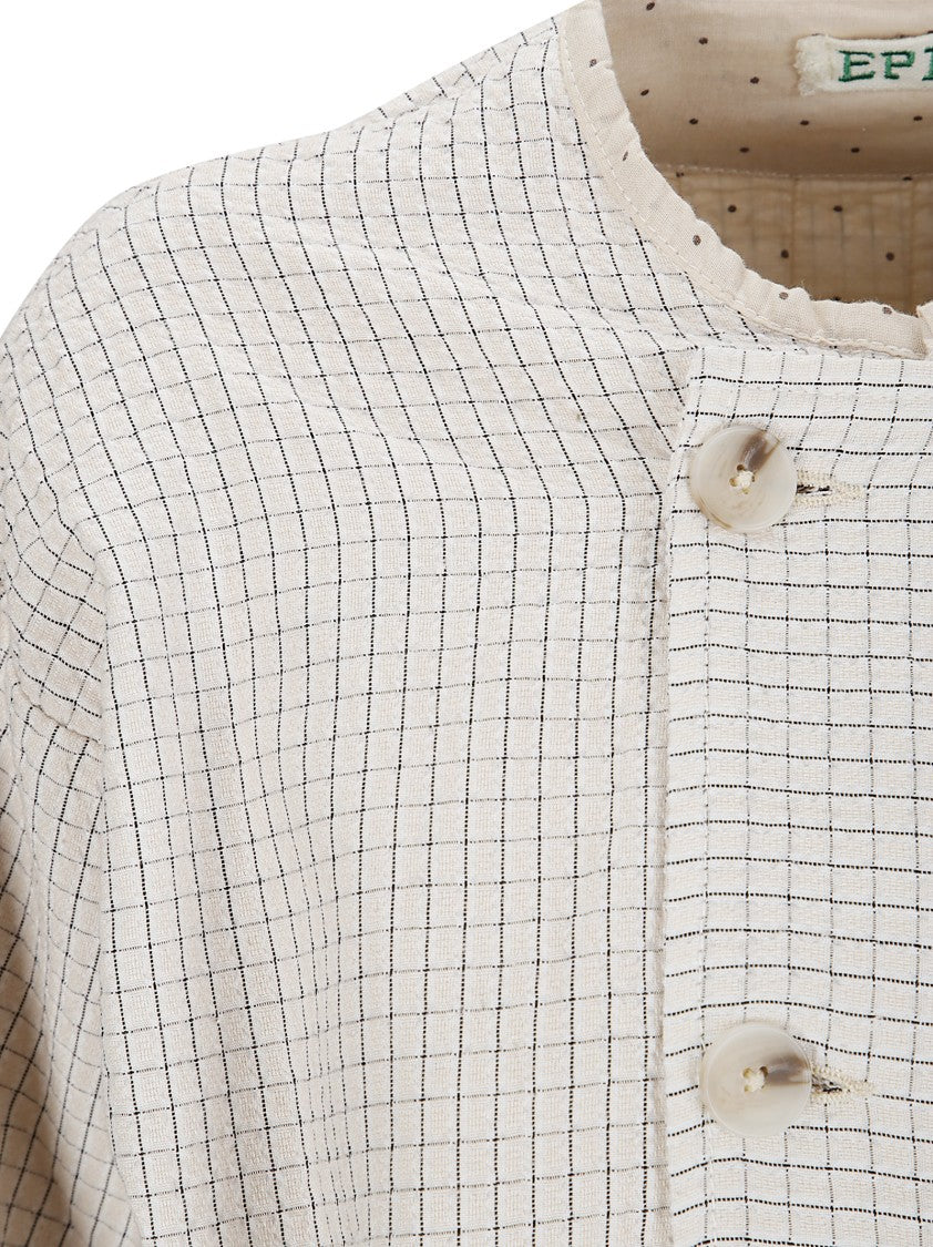 Epl Check Cotton Bomber Jacket