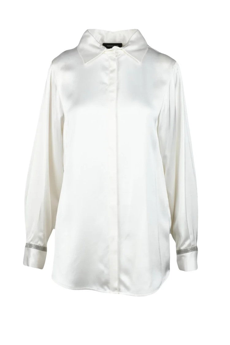 Fabiana Filippi Viscose Wool Shirt - White