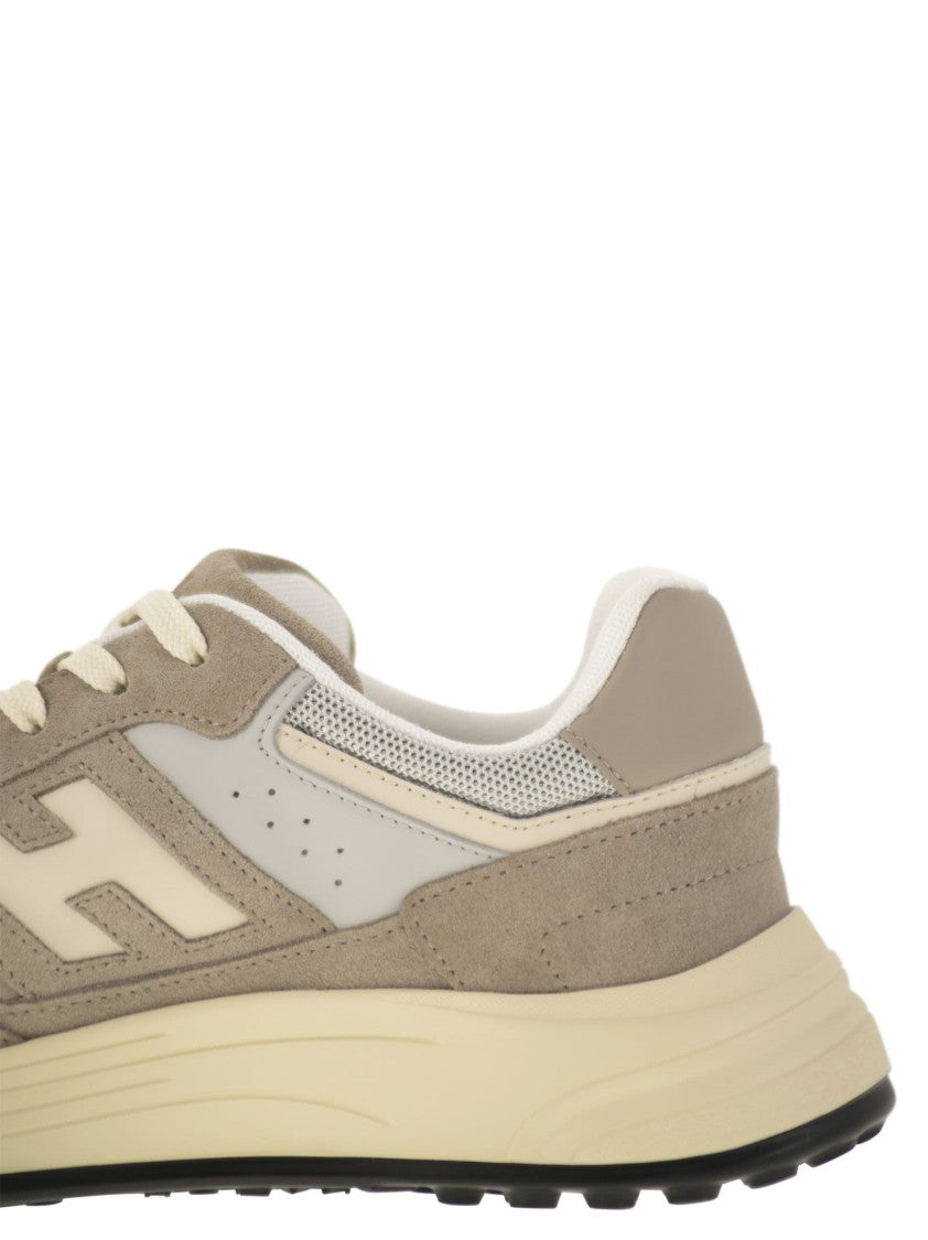 Hogan Hyperlight - Suede And Canvas Sneakers