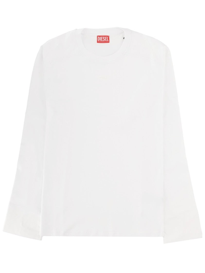 Diesel Kristian Cotton Crewneck Long-Sleeve T-Shirt