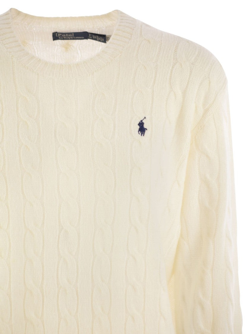 Polo Ralph Lauren Plaited Wool And Cashmere Crew-Neck