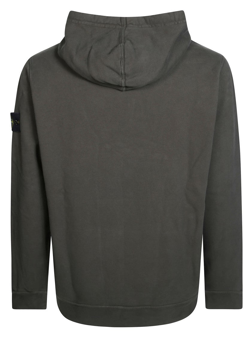 Stone Island Hoodie Sweater Relaxed-Fit Drawstring Hoodie