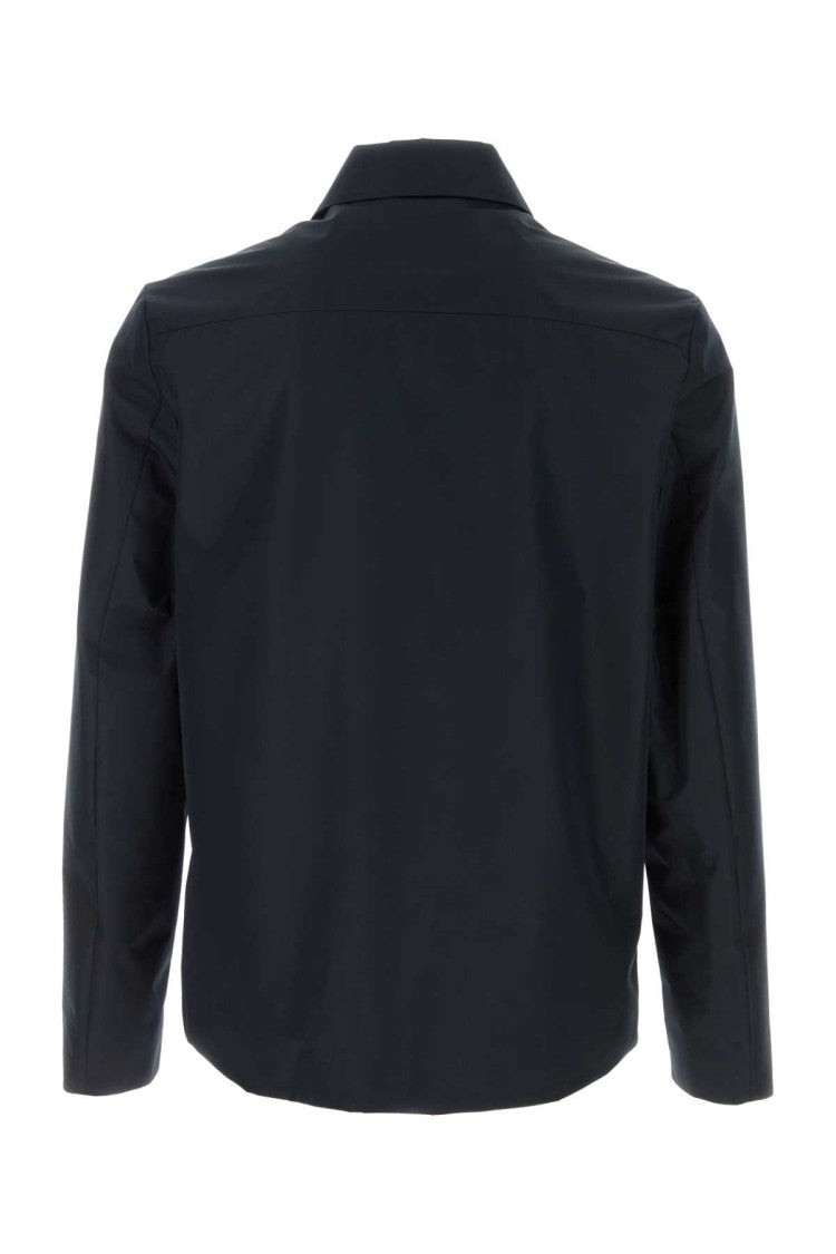 Woolrich Navy Blue Polyester Gore-Tex Windbreaker