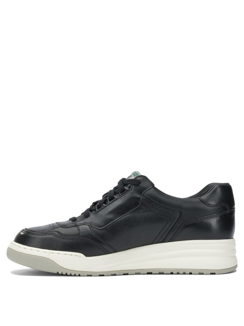 Mephisto Black Leather Sneakers